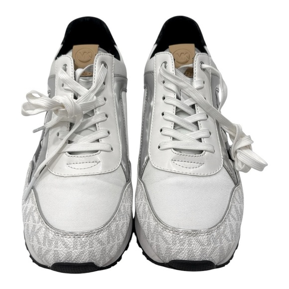 MICHAEL KORS Maddy Two-Tone Logo Trainer Sneakers Size 9.5 M - Picture 6 of 11